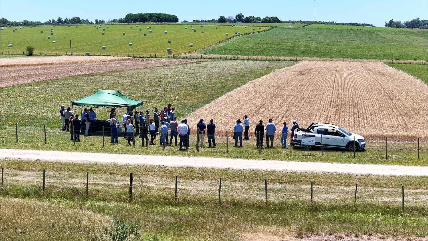 visita a campo INIA La Estanzuela