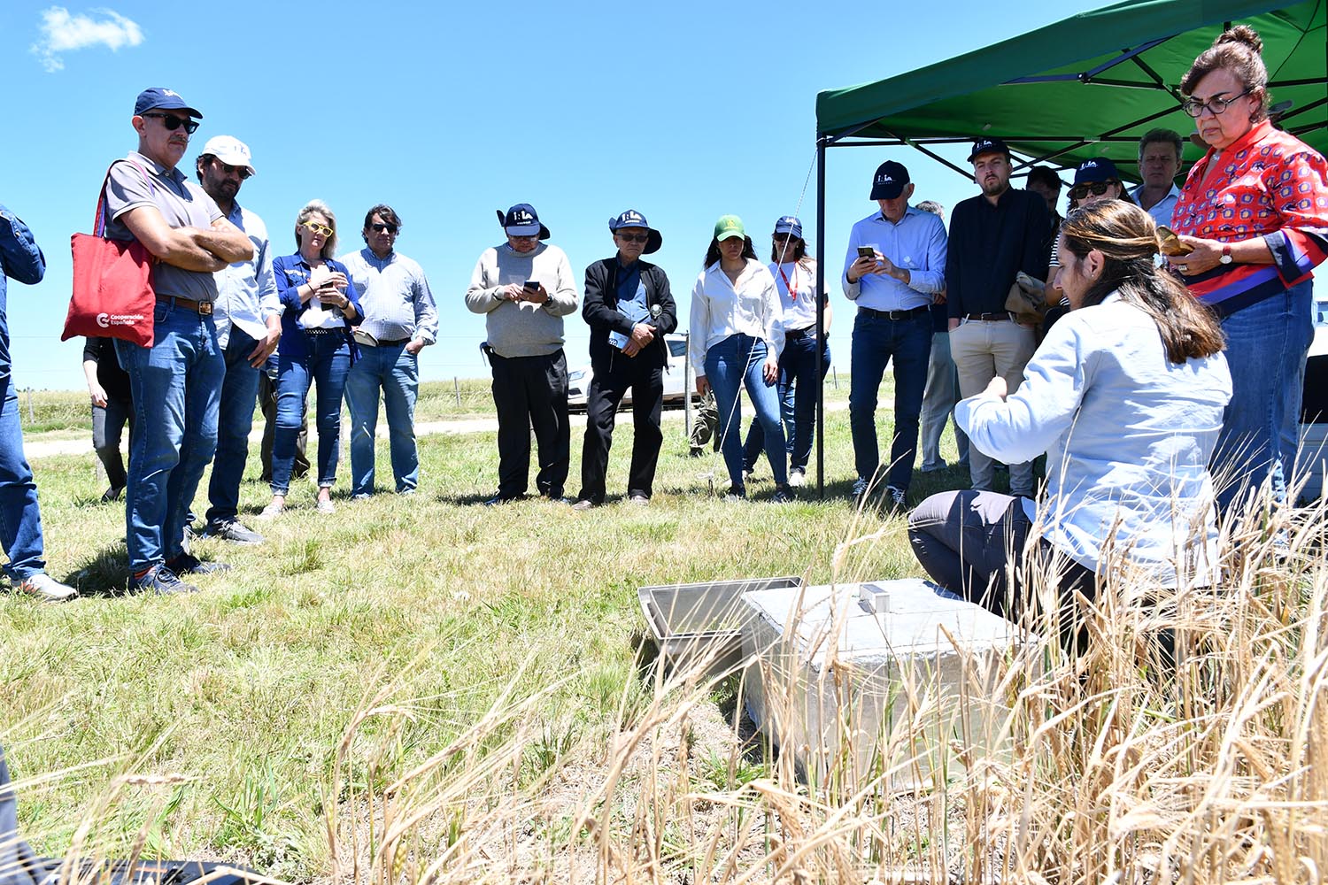 Visita INIAs a La Estanzuela cultivos