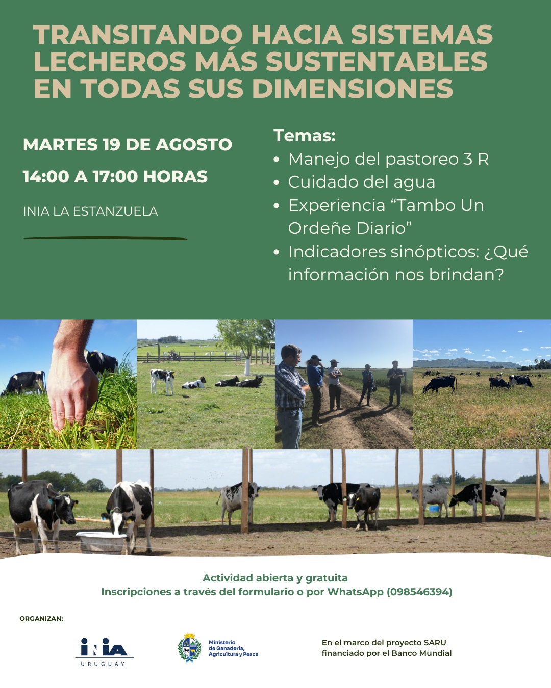 Taller lechero sustentable TAE