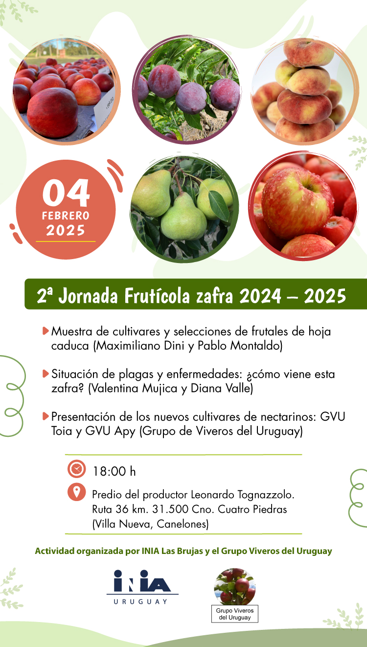 Invitación 2ª jornada frutícola 